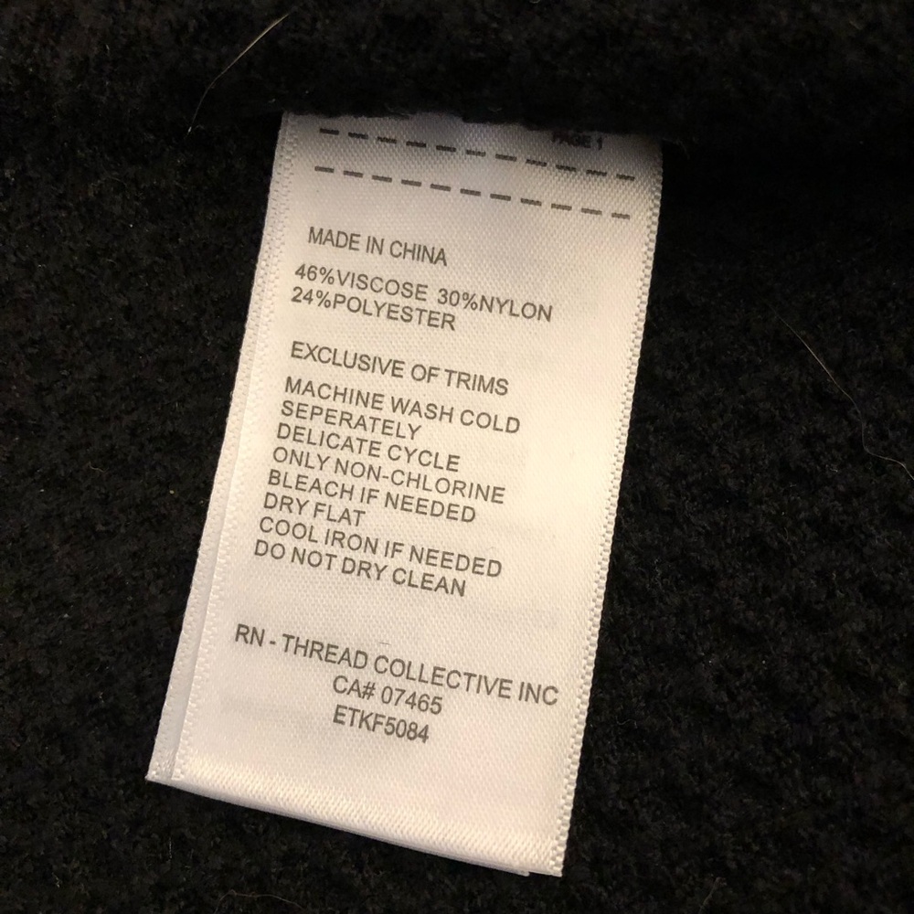 Ellen Tracy Seed Stitch Trim cardigan. Size small. - Picture 9 of 13